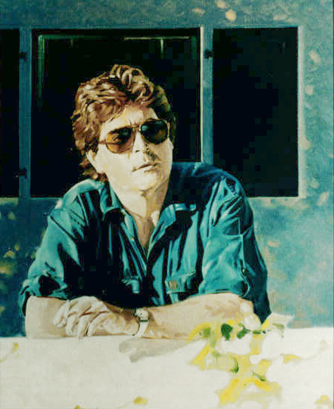 Portrait commission for Martin Rattray - oil on canvas